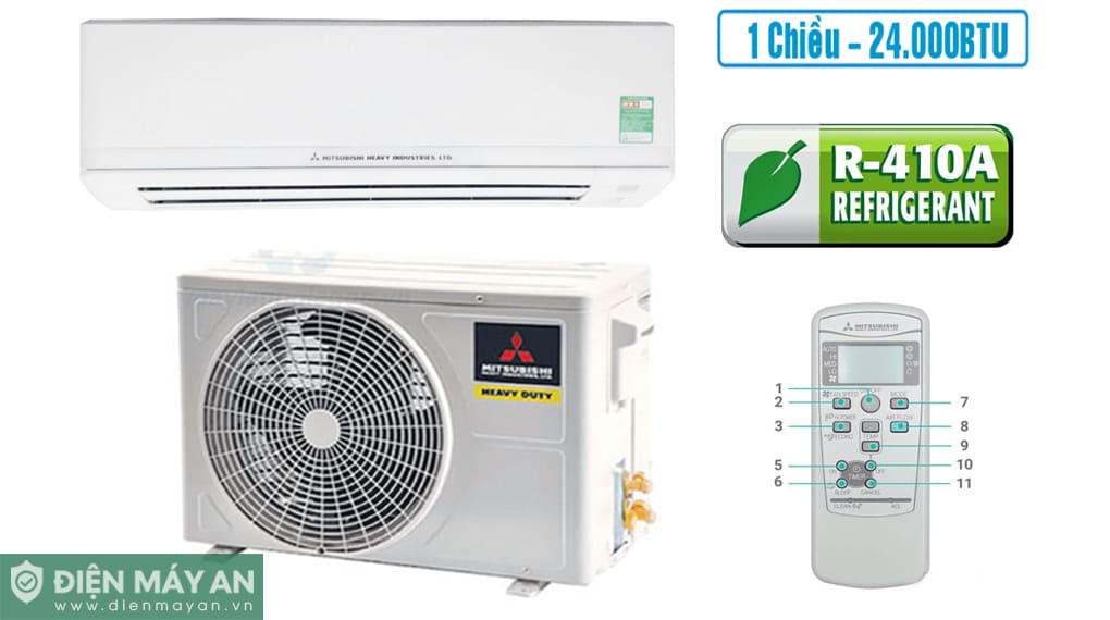 Điều hòa Mitsubishi Heavy 24000 BTU 1 chiều SRK24CS-S5